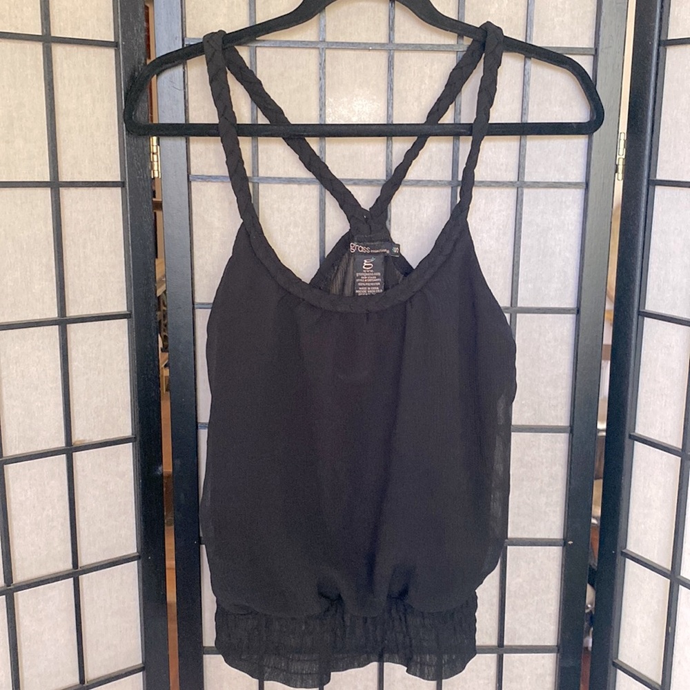 Grass Collection Black Tank | Sz S